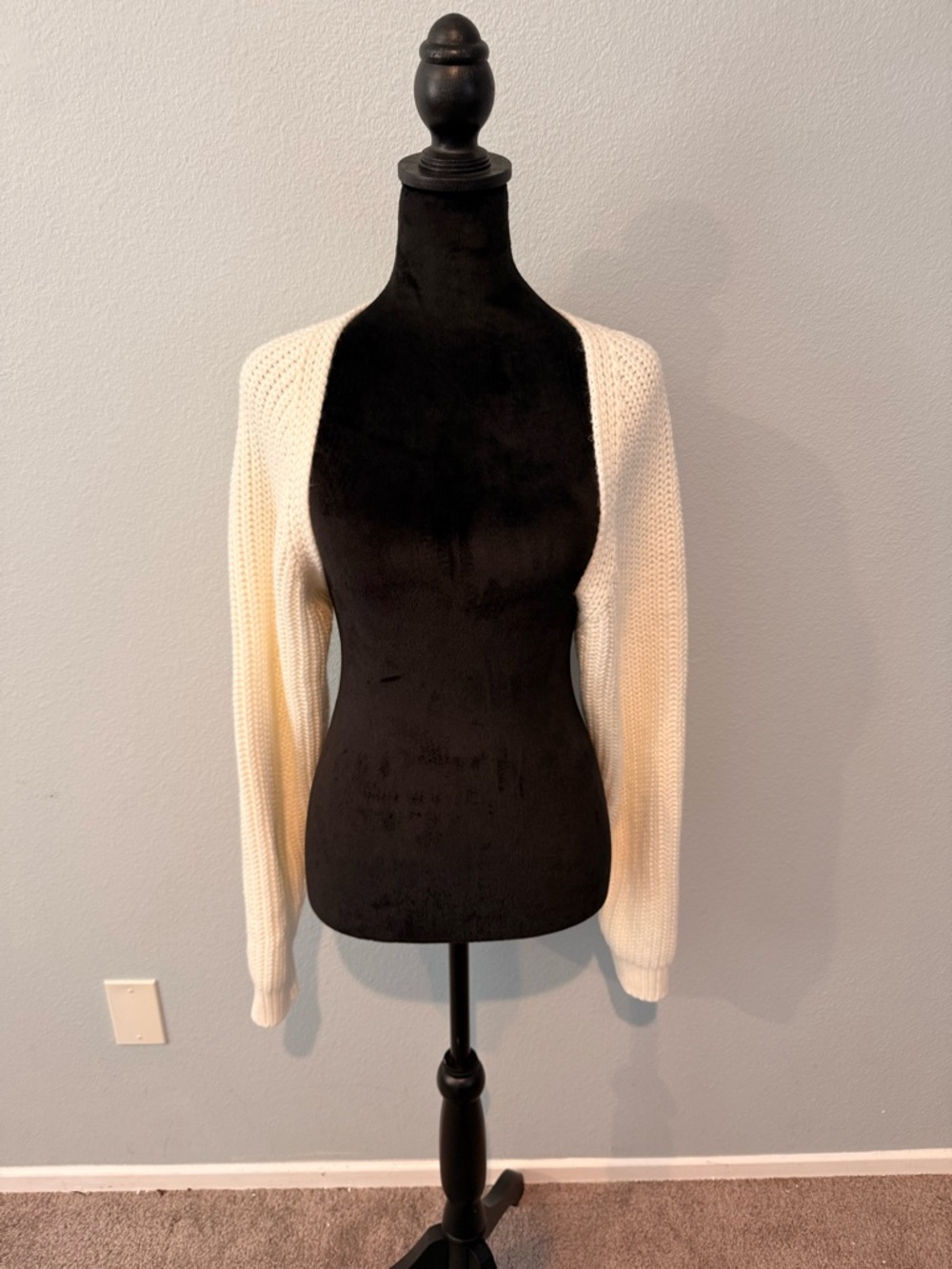 Crop top cardigan